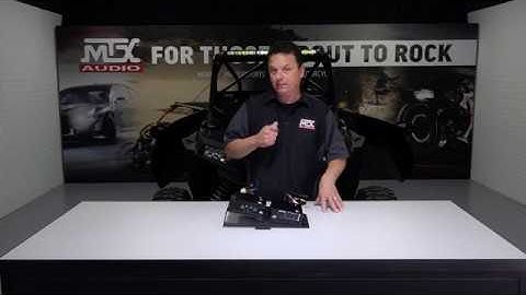 MTX THUNDER5 Audio Kit Installation for Select 2014-18 Polaris RZR Vehicles