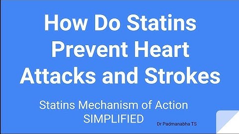 How Do Statins Prevent Heart Attacks and Strokes ? Simplified