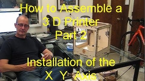 Ultimaker Original Plus - How to Assemble a 3 D Printer - Part 2