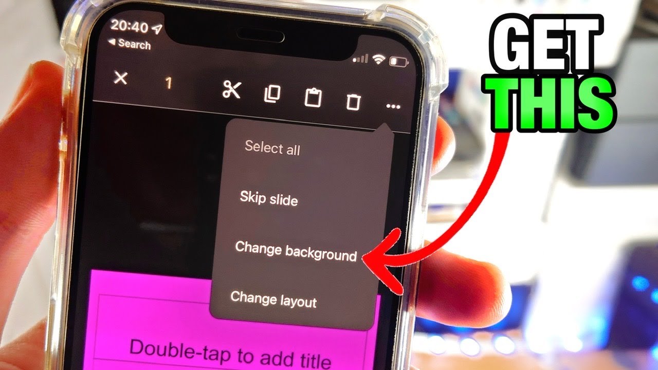 Thêm một chút sáng tạo vào bài thuyết trình của bạn bằng cách thêm nền trang trí độc đáo trên Google Slides trên iPhone. Với hướng dẫn đơn giản và dễ hiểu, bạn sẽ có được một bài thuyết trình thú vị và chuyên nghiệp hơn bao giờ hết. 