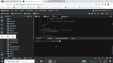 how to install mongodb in goormIDE