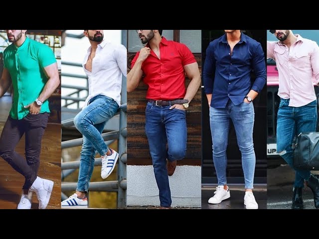 Blue Denim Shirt With Combination Pants Ideas For Men 2021 || Men Fashion  || by Look Stylish - YouTube