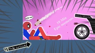 10 Min Best falls | Stickman Dismounting funny and epic moments | Like a boss compilation #492 screenshot 2
