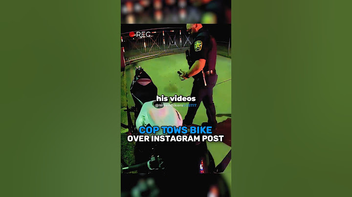 Cop TOWS Bike Over Instagram Post! 🤯 @DFWGhostRiderr