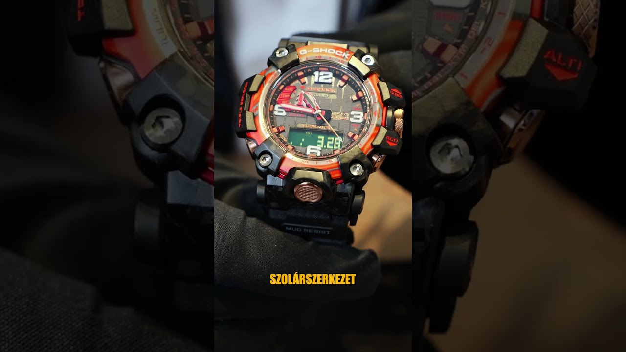 Casio G-Shock Mudmaster 40th Anniversary Flare Red Limited