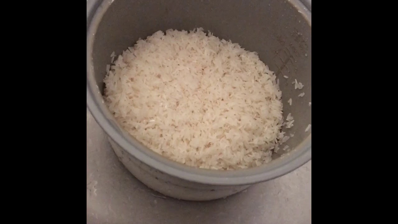 Making Steamed Rice by Using the Finger Measurement Method YouTube