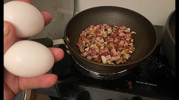Bacon 🥓 and Onions 🧅 and Eggs 🍳 😋😋