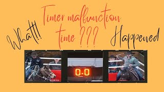 team roping WOW timer issue results in re-rope for world champs #teamroping