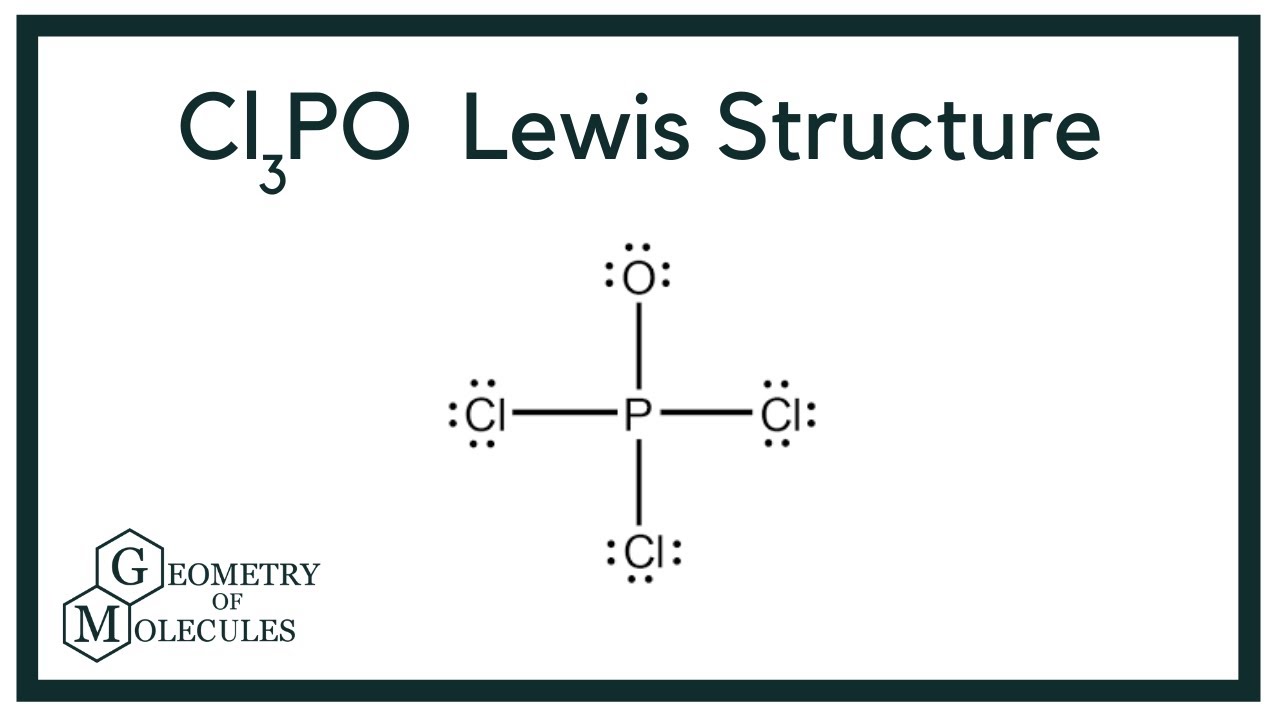 Cl3PO Lewis Structure How To Draw The Lewis Structure For Cl3PO YouTube Cl3PO Lewis Structure How To Draw The Lewis Structure For Cl3PO YouTube