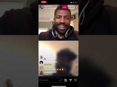 Deon cole Instagram live roast battle deon cole vs. rip michaels