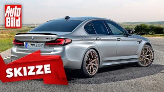 BMW M5 CS (2020): Skizze - Motor - Limousine - Leistung - Info - Carbon