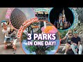 WALT DISNEY WORLD VLOG: THREE Parks in ONE Day using Genie+ multiple-park option! AK, EPCOT &amp; AK