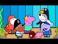 (Little Mermaid Peppa Pig) Among Us Distraction Dance Animation