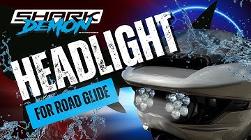 ALL-NEW Shark Demon® 2 LED Light Kit from Custom Dynamics— specifically for 23-25 Road Glide models!