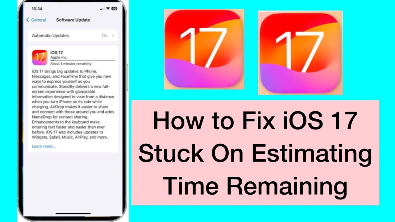 How To Fix IOS 17 Stuck On Estimating Time Remaining On Iphone YouTube how-to-fix-ios-17-stuck-on-estimating-time-remaining-on-iphone-youtube