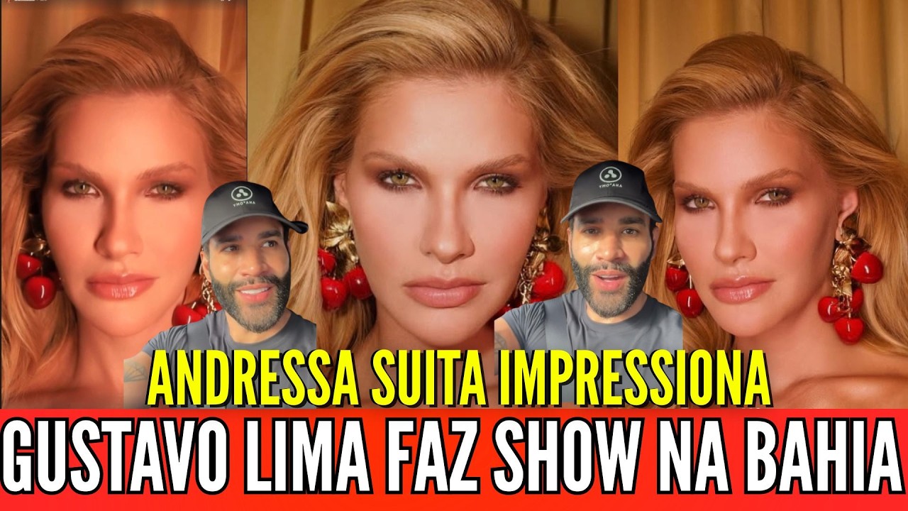 ANDRESSA SUITA  COM LOOK PARA O CARNAVAL E O SHOW DO GUSTAVO LIMA NA BAHIA