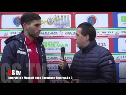 Gs Tv - intervista a Moscati dopo Gavorrano Ligorna 4 a 0