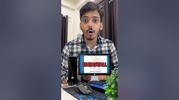 Uninstall permanently Any software ✅ on your pc 🤯🔥 #pc #shorts