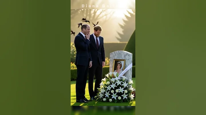 Prince William & Prince Harry Visit Diana’s Grave — Emotional Royal Moment 💐👑 #Diana #William #Harry
