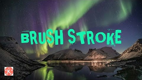 Cinematic Brush Stoke Text Animation in Kinemaster || Kinemaster Tutorial