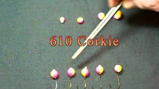 Corkie and Hook Sizes 