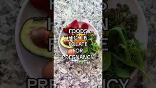 High FOLATE foods for pregnancy!!