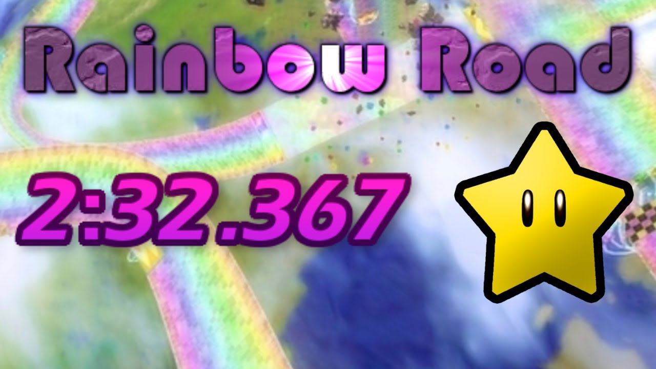 MKWii CTGP: Rainbow Road Gold Star [2:32.367] - YouTube