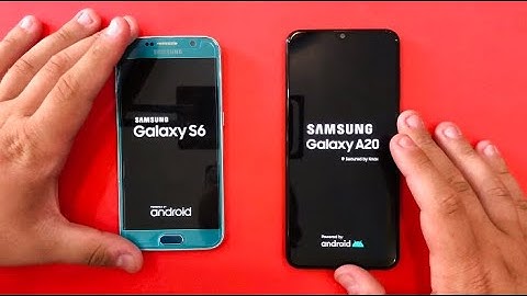 So sánh giữa samsung galaxy a6+ và a20