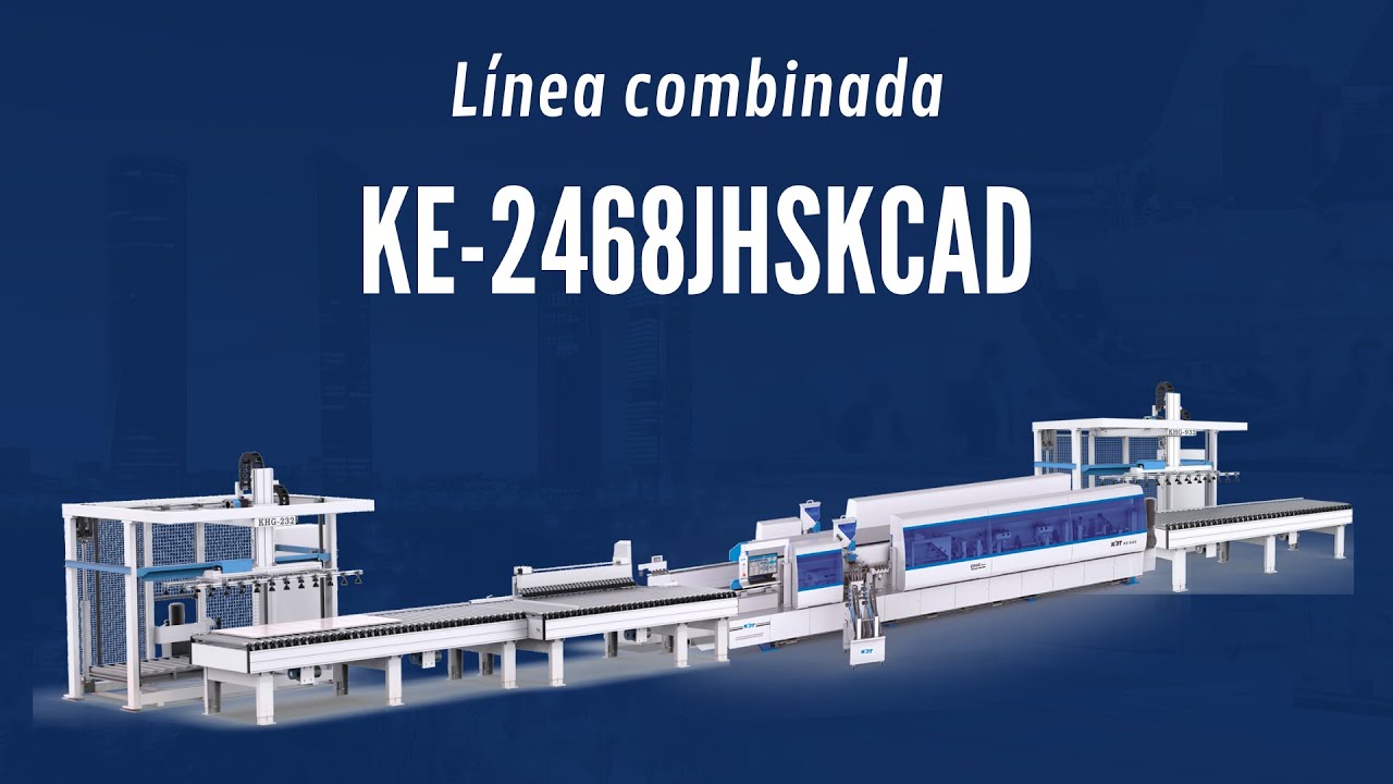 Línea automática combinada KE-2468JHSKCAD - YouTube