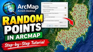 How to Create Random Points in ArcMap | ArcGIS GIS Tutorial for Beginners