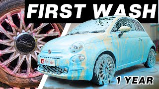 Fiat 500 First Wash In 1 Year!  - Full Car Detailing
