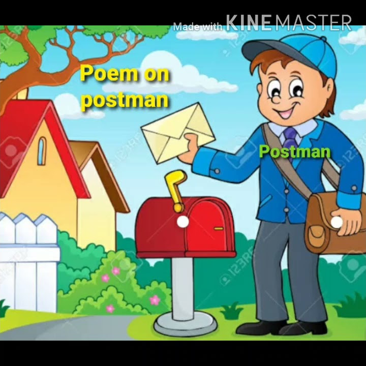 Poem on community helper ( postman ) Rat a tat tat........ - YouTube
