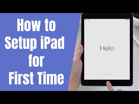 iPad Tutorial: How to Setup New iPad For the First Time?