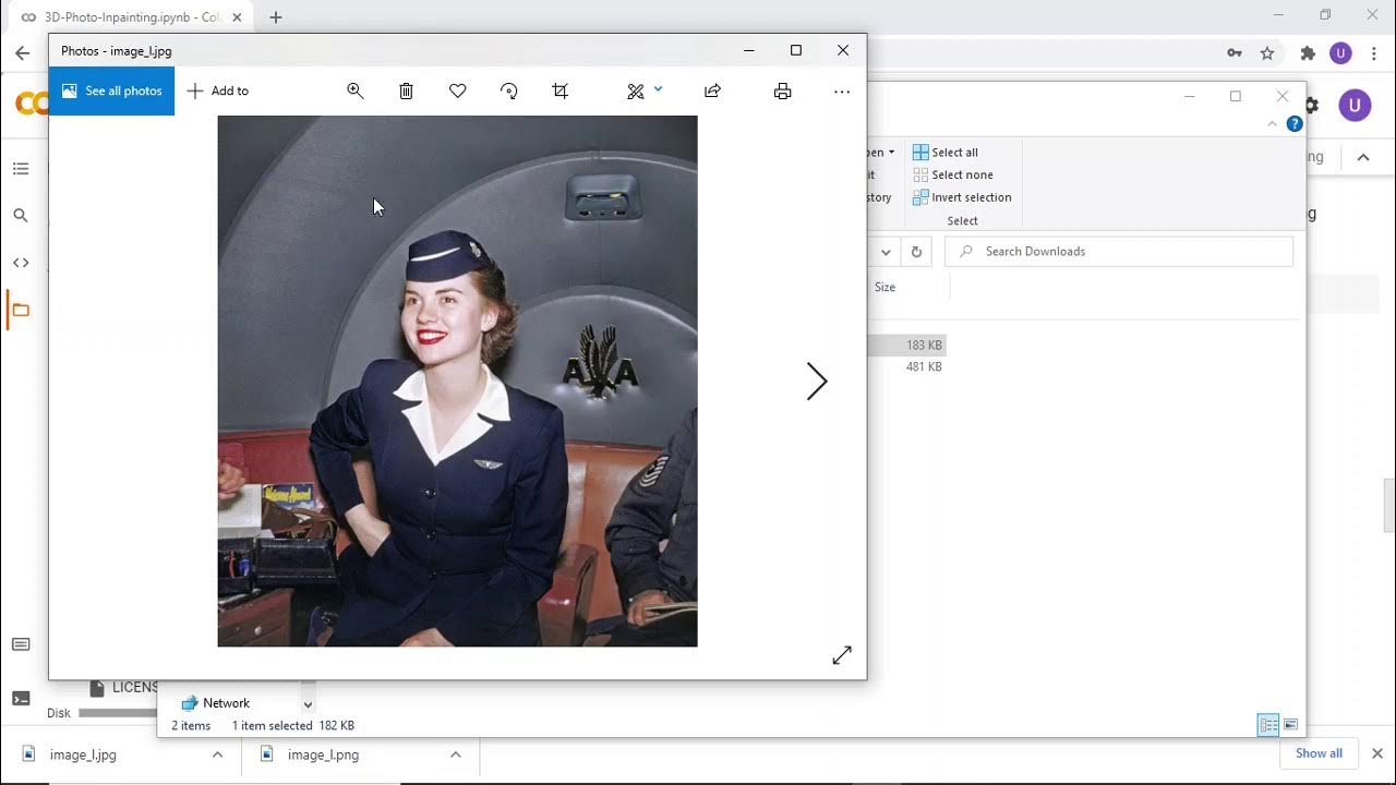 3d photo inpainting using AI in Google Colab - YouTube