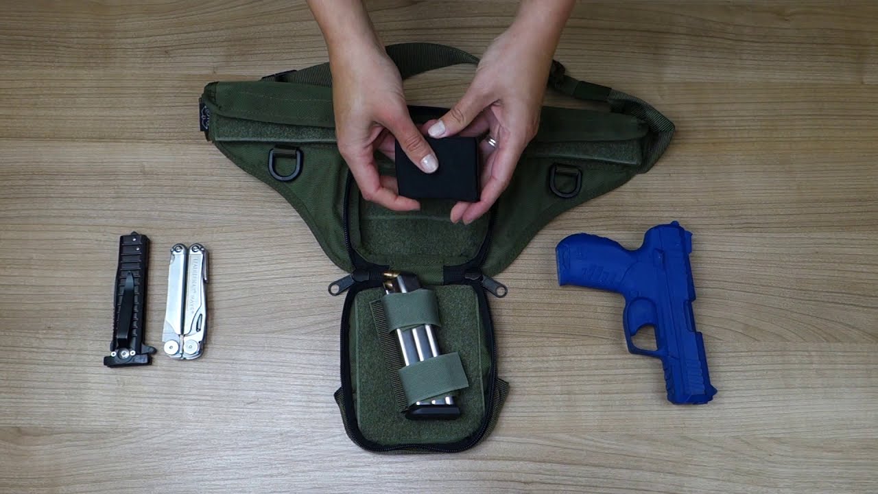 Large Bum Bag for Concealed Gun Carry G121 YouTube