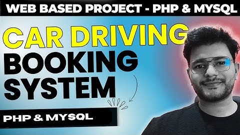 Car Driving School Management System Using PHP MySQL  || PHP