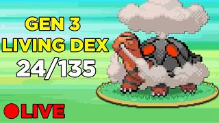 24/135 — Pokémon Emerald Day 3 — Fiery Path, Meteor Falls, Flannery | THE LIVING DEX S3