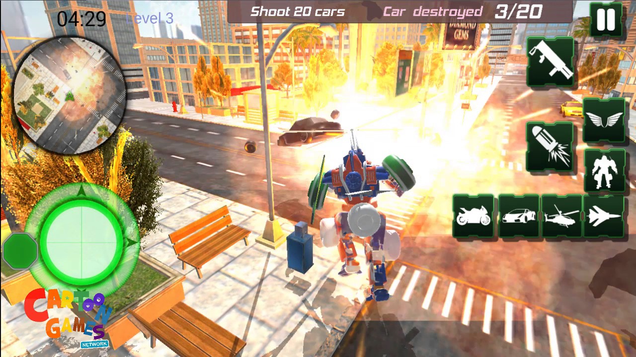 Transmute Robot Superhero (By crushiz) Android Gameplay HD