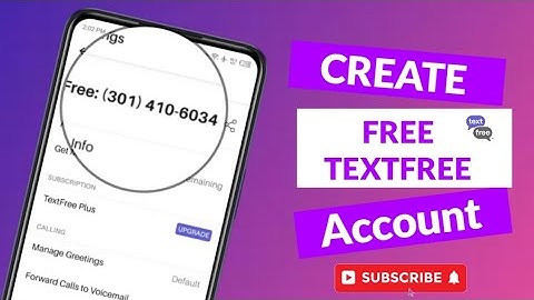 HOW TO CREATE A FREE TEXTFREE ACCOUNT || UPDATED 2023