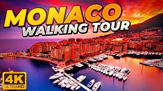 MONACO 4K - City ​​of Millionaires -  Walking Tour 4K Ultra HD Footage