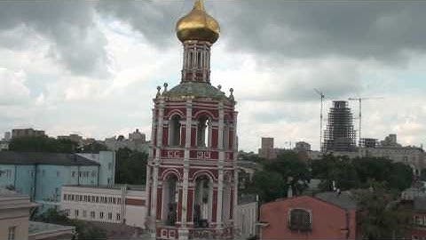 Moscow monastery from hexacopter from multicopter.ru board