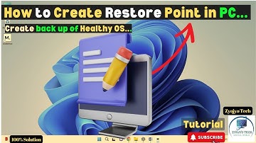 How to Create System Restore Point in Windows 11|How to Restore Windows 11