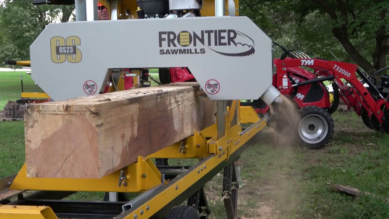 One of A Kind Maple Grain Portable Sawmill YouTube