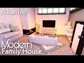 Modern Family House (Part 1) 🌱 | Adopt Me! - Speed build