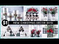 5 DOLLAR GENERAL & DOLLAR TREE CHRISTMAS DIYs | Buffalo Check Holiday Home Decor | Easy High End DIY