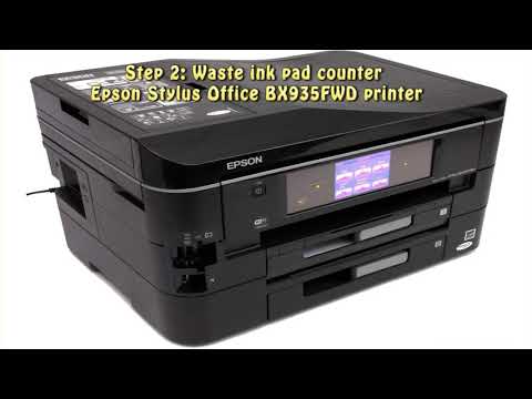 video Reset Epson Stylus Office BX935FWD Waste Ink Pad Counter