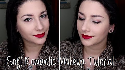 Soft Romantic Makeup Tutorial : MAC Ruby Woo Lipstick