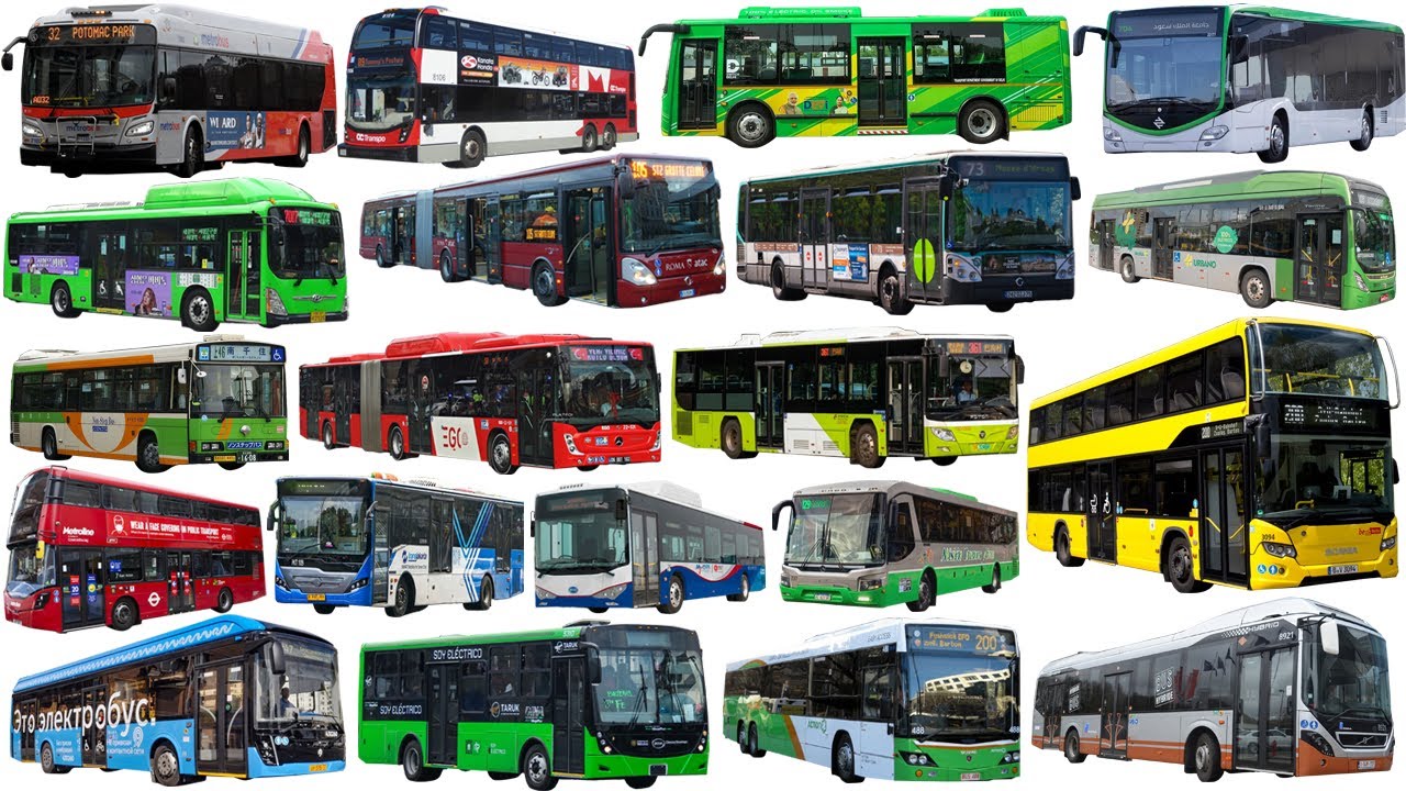 Автобусы стран G20 | Вашингтон, Оттава, Нью-Дели, Париж, Токио, Сеул | 👉 Какой автобус вам нравится?