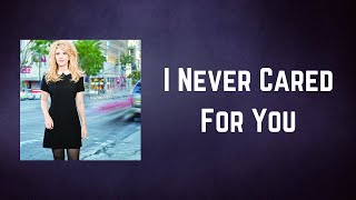 Alison Krauss - I Never Cared For You (Lyrics)