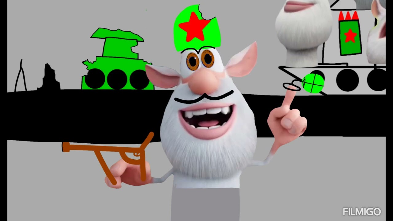 Первый бой Бубы 54